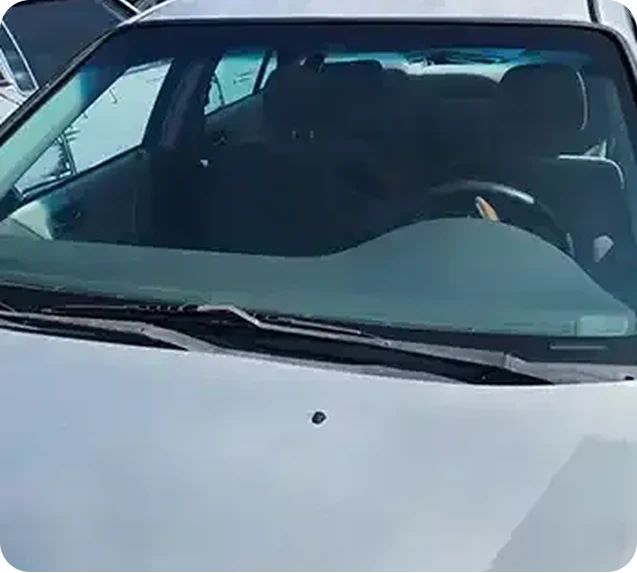 replaced car windshield